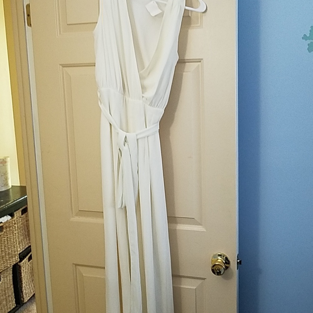 Fashion Nova Ivory Jumpsuit